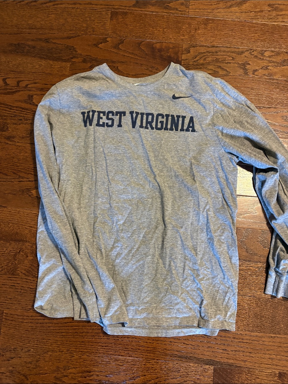 Nike Gray 'West Virginia' Long-Sleeve Tee